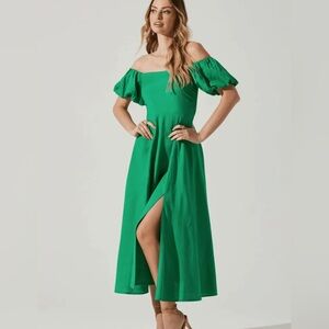 ASTR ~  The Label Off the Shoulder A-Line Dress, Size M